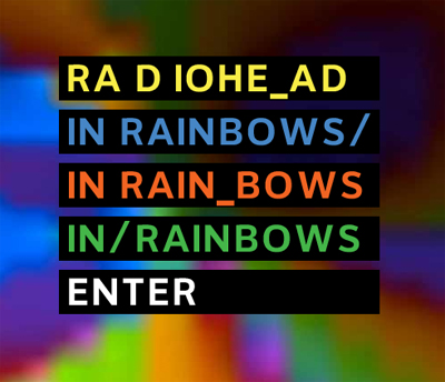 Radiohead's In Rainbows album out Oct. 10th