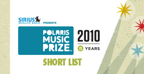 polaris short list 2010